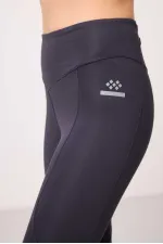 Tommylife Wholesale Polyester Standard Fit Stretch Performance Women's Leggings - 94666 Anthracite