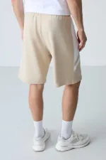 Short basique confort Tommylife pour homme, couleur beige, référence 81281.