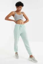 Pantalon de jogging Tommylife Wholesale vert aqua à cordon de serrage pour femme - 94620
