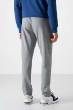 Bas de survêtement Tommylife Slim Fit Classic Leg pour homme, vente en gros, 84671, gris chiné