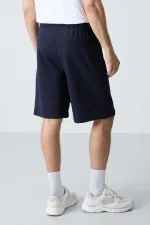 Short basique confort Tommylife pour homme, modèle 81277, bleu marine