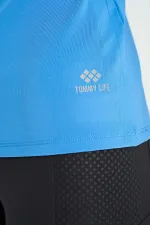 Débardeur de sport Tommylife pour femme, coupe standard, dos à double bretelle - 97258