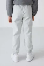 Tommylife Wholesale Waiter Boy Jogger Standard Fit Boys' Fleece Sweatpants 11220 Stone