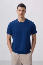 Tommylife Toptan O Yaka Standart Kalıp Basic Erkek T-Shirt 87911 Parlament