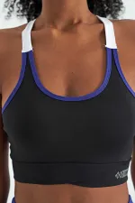 Bustier noir à bretelles fines Tommylife pour femme avec détail au dos - 97254