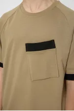Tommylife Toptan Pamuklu Yumuşak Dokulu Oversize Cep Detaylı Erkek Çocuk T-Shirt 11295 Koyu Bej Tommylife Toptan Pamuklu Yumuşak Dokulu Oversize Cep Detaylı Erkek Çocuk T-Shirt 11295 Koyu Bej