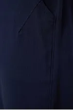 Pantalon chino extensible léger, coupe standard, tissé, Tommylife Wholesale, bleu marine, référence 82177