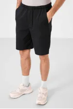 Short chino extensible léger, coupe standard, tissé, Tommylife Wholesale, noir, référence 81291