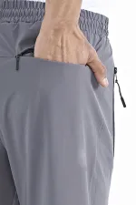 Bas de survêtement Tommylife pour homme, coupe classique, coupe standard, trois poches, 84768 kaki