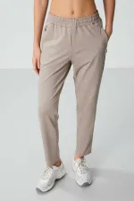 Tommylife Toptan Standart Kalıp Kapüşonlu Kadın Eşofman Takımı 95306 Koyu Bej