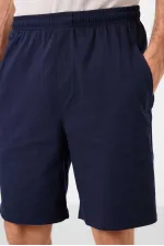 Short chino extensible léger, coupe standard, tissé, Tommylife Wholesale, bleu marine, référence 81292