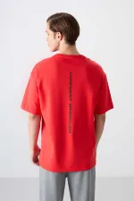 Tommylife Wholesale Crew Neck Oversize Printed Men's T-Shirt 88321 Fiesta