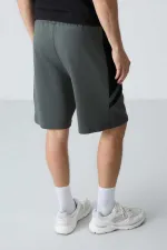 Short basique confort Tommylife pour homme, modèle 81281, kaki