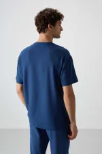 Tommylife Toptan O Yaka Oversize Basic Erkek T-Shirt 88380 Parlament