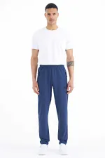 Pantalon de survêtement Tommylife Wholesale Classic Leg Standard Fit à trois poches pour homme 84768 Indigo