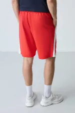 Tommylife Toptan Comfort Fit Basic Erkek Şort 81280 Fiesta