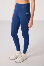 Tommylife Toptan Polyester Standart Fit Esnek Performans Kadın Tayt - 94666 Parlament