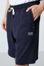 Short basique confort Tommylife pour homme, modèle 81277, bleu marine