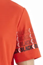 Tommylife Toptan Fiesta Kol Baskı Detaylı Polo Yaka Standart Form Erkek T-Shirt - 88240