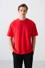 Tommylife Toptan O Yaka Oversize Baskılı Erkek T-Shirt 88343 Fiesta