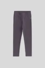 Tommylife Toptan Eflatun Yüksek Bel Dar Paça Kız Çocuk Tayt  - 75047