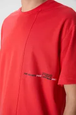 Tommylife Toptan O Yaka Oversize Baskılı Erkek T-Shirt 88370 Fiesta