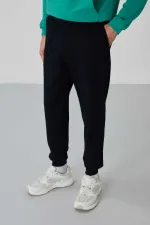 Tommylife Wholesale Herbert Standard Fit Stand-Up Collar Men's Tracksuit Set 85233 Sea Green - Navy Blue