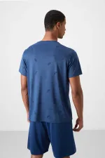 Tommylife Toptan O Yaka Standart Kalıp Aktif Spor Erkek T-Shirt 88398 Parlament