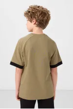 Tommylife Toptan Pamuklu Yumuşak Dokulu Oversize Cep Detaylı Erkek Çocuk T-Shirt 11295 Koyu Bej Tommylife Toptan Pamuklu Yumuşak Dokulu Oversize Cep Detaylı Erkek Çocuk T-Shirt 11295 Koyu Bej