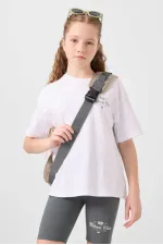 KIZ GARSON TAYT TAKIM T-SHIRT/KISA TAYT Beyaz/Haki