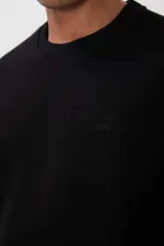 Tommylife Toptan Rahat Kalıp Basic Erkek Eşofman Takım 85265 Siyah