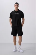 Collants et shorts Tommylife en polyester à motif standard pour homme, vente en gros, 81287, noir