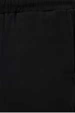 Short chino extensible léger, coupe standard, tissé, Tommylife Wholesale, noir, référence 81289