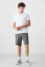 Tommylife Toptan V Yaka Standart Kalıp Basic Erkek T-Shirt 87912 Beyaz