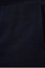 Short chino extensible léger, coupe standard, en denim bleu marine Tommylife Wholesale 81289