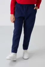 Ensemble de survêtement en polaire à col montant Tommylife Wholesale pour garçon, style serveur, référence 11218, rouge et marine