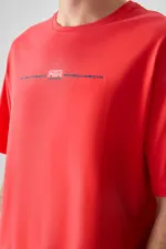 Tommylife Toptan O Yaka Oversize Baskılı Erkek T-Shirt 88357 Fiesta