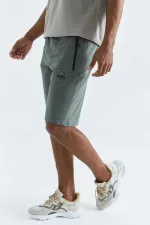 Short Tommylife Wholesale Standard Fit Basic pour homme 81136 Vert clair