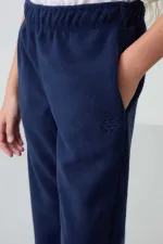 Pantalon de jogging Tommylife Wholesale pour filles de 7 à 15 ans, coupe standard, référence 75155, indigo