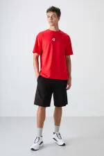 Tommylife Wholesale Crew Neck Oversize Printed Men's T-Shirt 88350 Fiesta