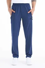 Pantalon de survêtement Tommylife Wholesale Classic Leg Standard Fit à trois poches pour homme 84768 Indigo