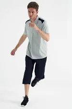 Tommylife Toptan Standart Kalıp Aktif Spor Erkek Kapri 83096 İndigo