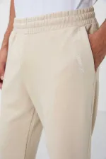 Tommylife Toptan Rahat Kalıp Basic Erkek Eşofman Takım 85262 Bej