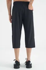 Tommylife Wholesale Standard Fit Active Sport Men's Capri Pants 83096 Anthracite