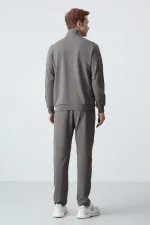 Ensemble de survêtement Tommylife Wholesale Relaxed Fit Basic pour homme 85260 Gris foncé