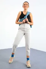 Tommylife Wholesale Black Basic Sleeveless Slim Fit U-Neck Women's Crop Top Tank Top - 97160