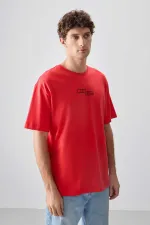 Tommylife Toptan O Yaka Oversize Baskılı Erkek T-Shirt 88361 Fiesta