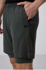 Collants et shorts Tommylife en polyester à motif standard pour homme, vente en gros, 81287 kaki