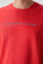 Tommylife Toptan O Yaka Oversize Baskılı Erkek T-Shirt 88371 Fiesta