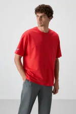 Tommylife Toptan O Yaka Oversize Baskılı Erkek T-Shirt 88369 Fiesta